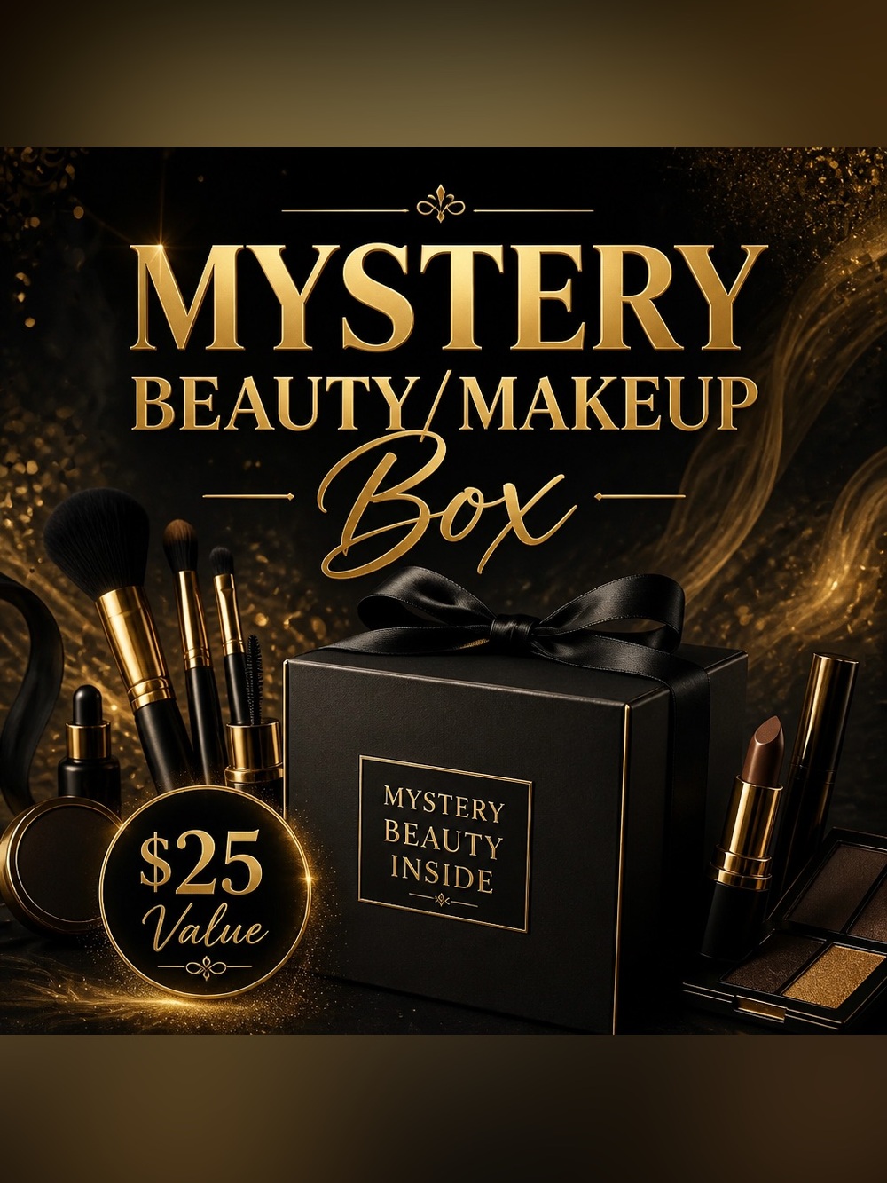 Mystery Makeup ~ Beauty Box
Minimum $25 Value